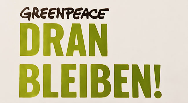 Besuch bei Greenpeace