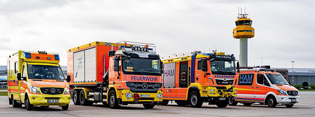 Feuerwehr Tour am Airport