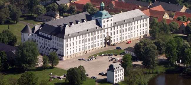 Luftbild Kulturdenkmal Schloss Gottorf Schleswig-Holsteinische Landesmuseen. Foto: Wolfgang Pehlemann / www.wikipedia.de